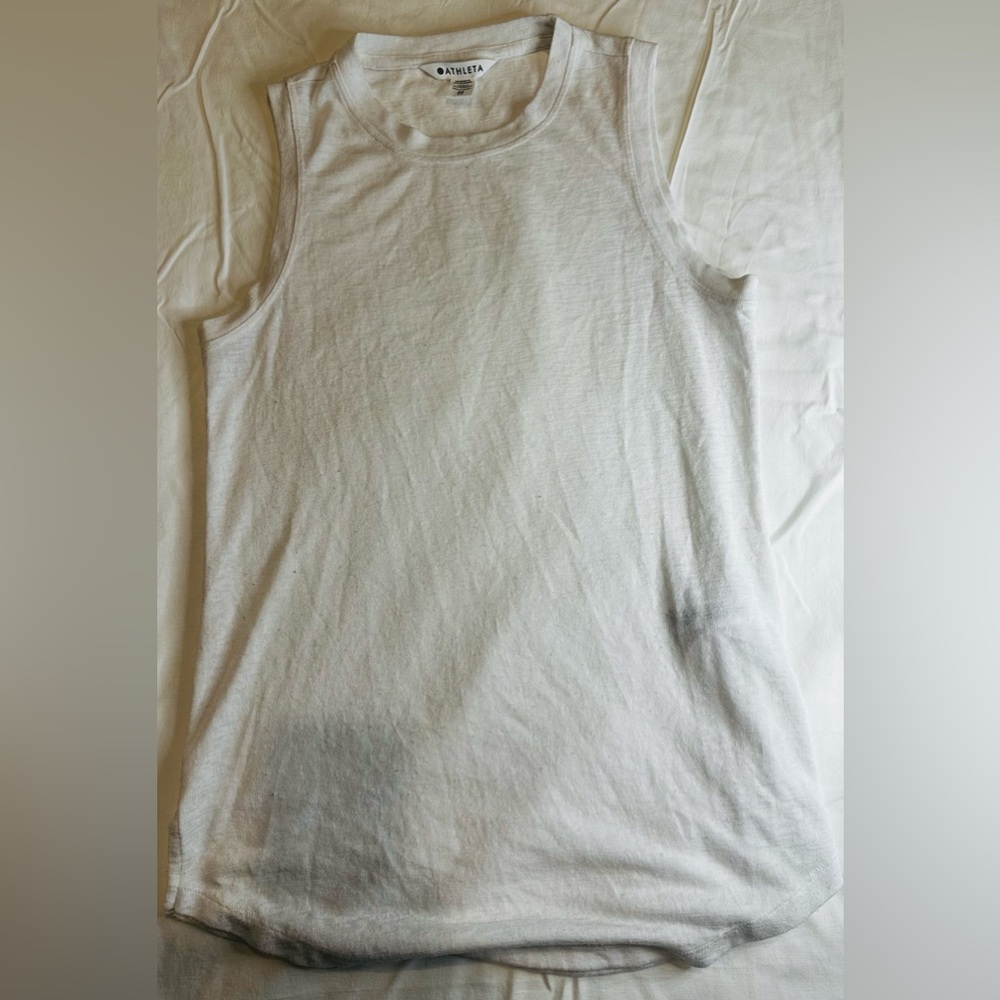 Athleta Soft White Top